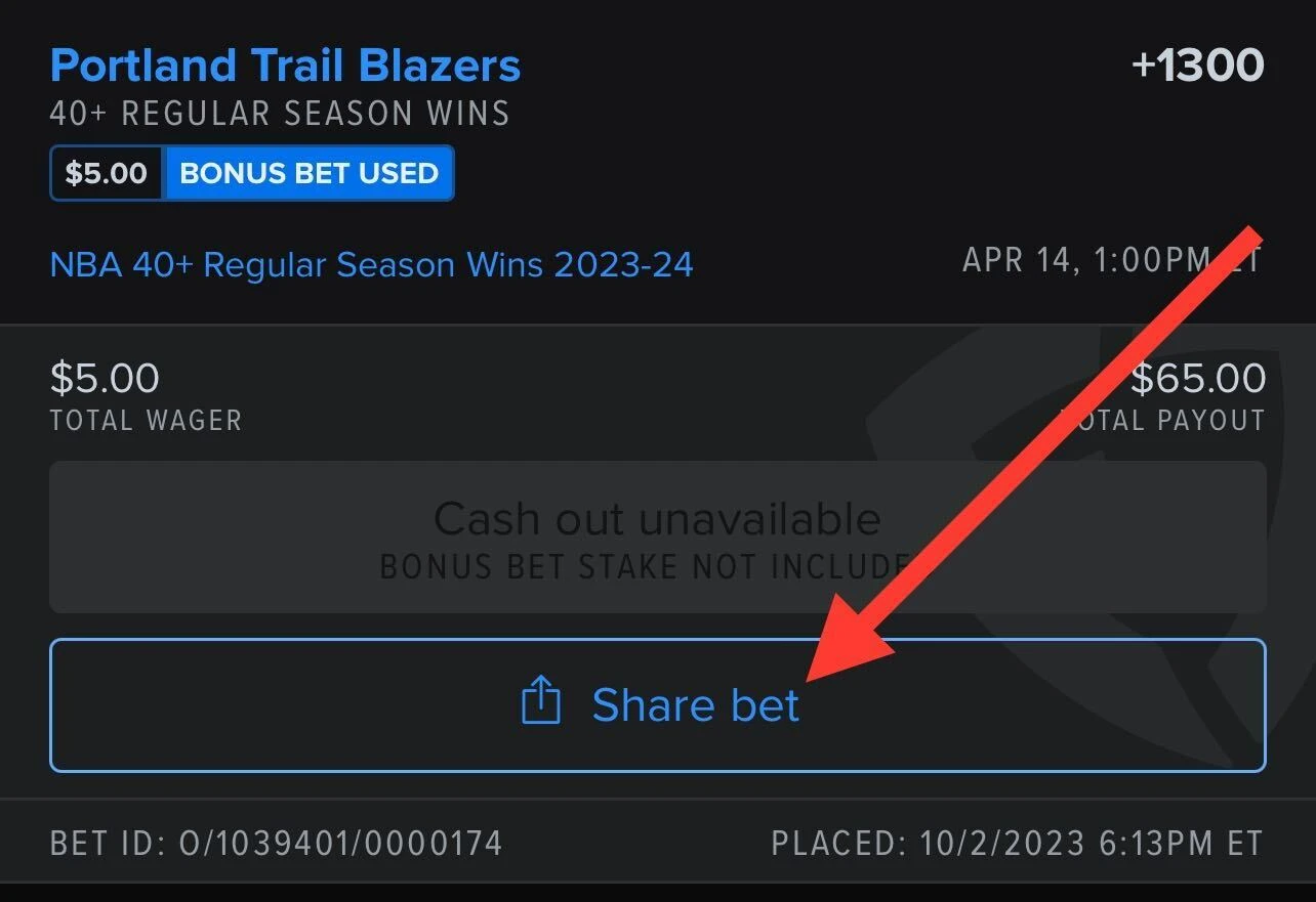 How to Share Bets on FanDuel Sportsbook Walkthrough Guide Explore tudo